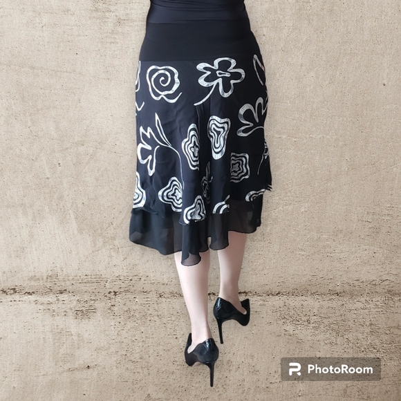 Unique summer chiffon skirt - Picture 3 of 5